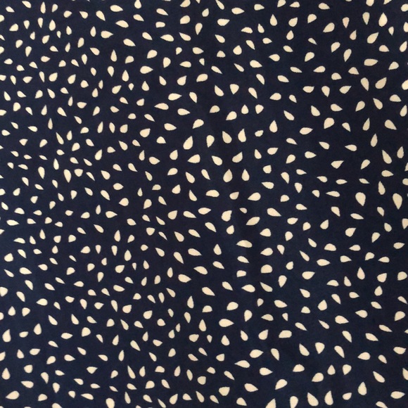 Shein Navy Blue with White Teardrops Skirt in Size Medium - Picture 3 of 8